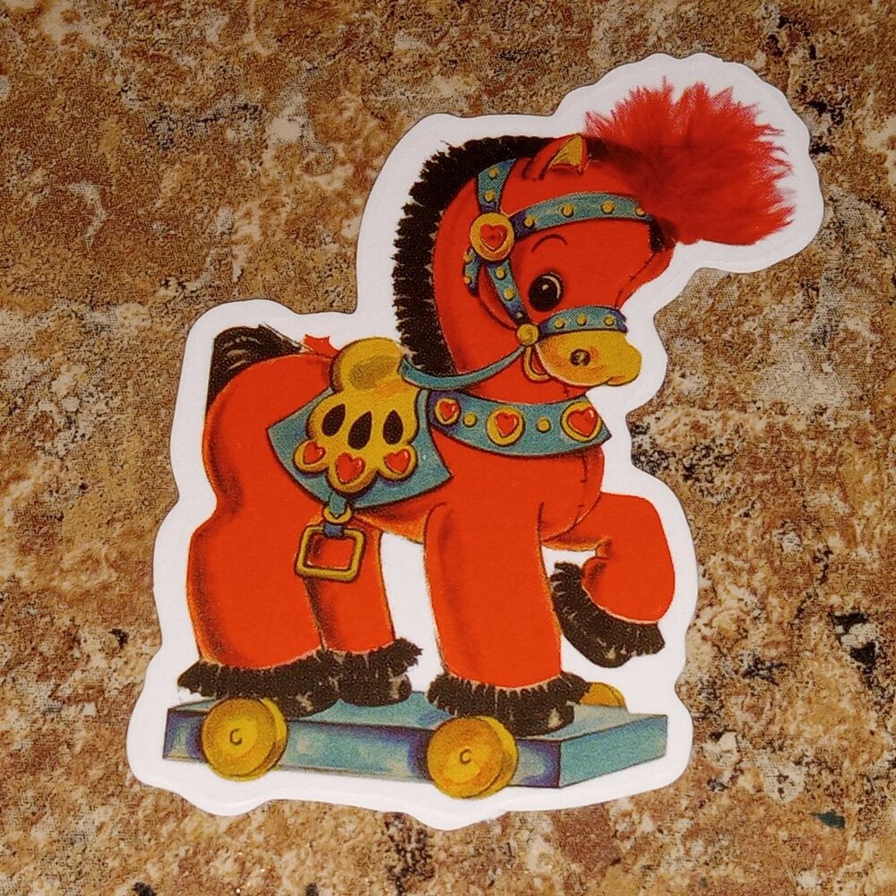 🎯 10 for $10 / Toy Horse Sticker